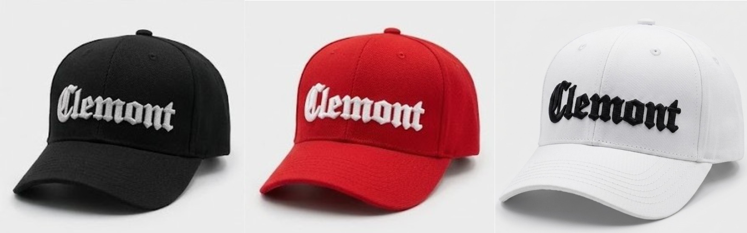 Gorra Clemont x3 bordada