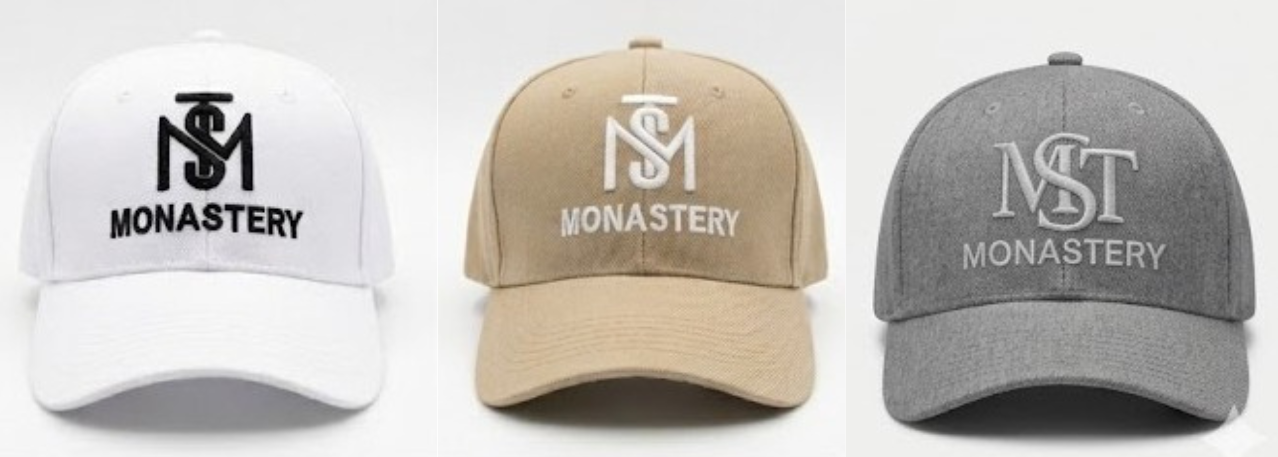 Gorra monastery x3 bordada
