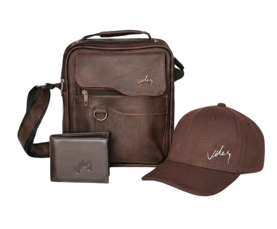 TRIO VELEZ CARRIEL ARGOLLA+BILLETERA+GORRA
