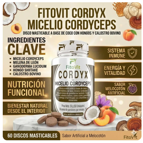 CORDYX x60 Unidades — Micelio Cordyceps